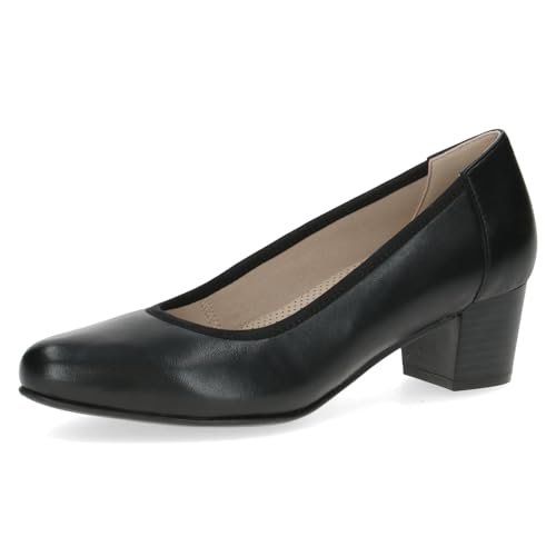 CAPRICE Damskie czółenka Climotion 9-22308-42, Czarna papka, 39 eu