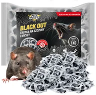 Zwalczanie i odstraszanie szkodników - Trutka Trucizna Środek na Myszy Szczury Gryzonie 1kg Czarna Pasta Brodifakum Przeciw Myszom Szczurom - miniaturka - grafika 1