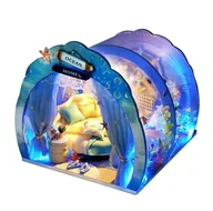 Miniaturowy domek - Podwodny świat syrenek