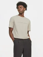 Koszulki męskie - Jack&Jones T-Shirt Star 12234746 Beżowy Relaxed Fit - miniaturka - grafika 1