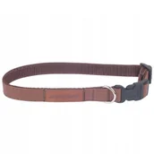 Smycze dla psów - dr Seidla regulowana z ekoskóry Lincoln - M Brązowy - miniaturka - grafika 1