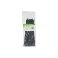 Pozostałe akcesoria sieciowe - Techly Opaski nylonowe Techly zaciskowe 280x4,8mm, 100 szt., czarne 306509 - miniaturka - grafika 1