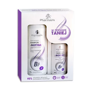 Madonis PHARMAZIS Super zestaw z biotyną (szampon + odżywka) 650 ml MAD-PHA-0020 - Zestawy kosmetyków damskich - miniaturka - grafika 1