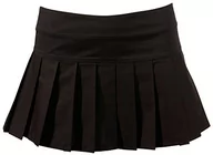 Spódnice - Cottelli Collection spódnica plisowana czarna (Black), S - miniaturka - grafika 1