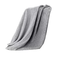 Koce - Euro Firany Koc Flanelowy Design Cindy4 Srebrny 170x210 1212089 - miniaturka - grafika 1