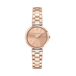 Zegarek Zegarek Trussardi R2453164506 Różowe złoto - Zegarki damskie - miniaturka - grafika 1