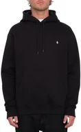 Bluzy męskie - bluza męska VOLCOM SINGLE STONE HOODIE Black - miniaturka - grafika 1