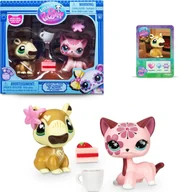 Figurki dla dzieci - Littlest Pet Shop Lps Seria 4 Holiday Pet Pairs 2-Pak Capycino & Biscatti - miniaturka - grafika 1