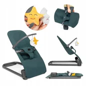 Leżaczki i huśtawki - LEŻACZEK DLA NIEMOWLĄT BUJACZEK KOŁYSKA ŁÓŻECZKO LEKKI SKŁADANY Vinbär - miniaturka - grafika 1