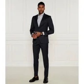 Garnitury - BOSS BLACK Wełniany garnitur H-Huge-2Pcs-Peak | Slim Fit - miniaturka - grafika 1