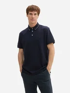 Koszulki męskie - Koszulka polo męska Tom Tailor 1043721 M Granatowe (4068127336132) - miniaturka - grafika 1