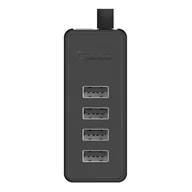 Huby USB - Adapter Hub Orico W5P-100 USB  do 4x USB 2.0 (czarny) - miniaturka - grafika 1