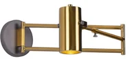 Lampy ścienne - Maxlight Kinkiet Varsovia W0245 nowoczesna oprawa ścienna w kolorze mosiądzu w kolorze mosiądzu W0245 - miniaturka - grafika 1