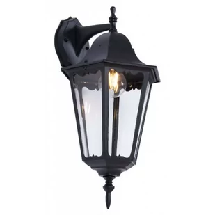 Czarny kinkiet zewnętrzny elewacyjny - S354-Tirma - Lampy ogrodowe Czarny kinkiet zewnętrzny elewacyjny - S354-Tirma - Lampy ogrodowe - miniaturka - grafika 1