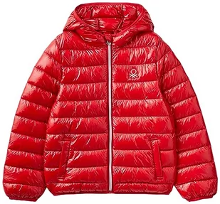 United Colors of Benetton Kamizelka Dziewczyny i Dziewczyny, Rosso 0v3, S - Kurtki i płaszcze dla dziewczynek - miniaturka - grafika 1