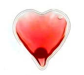 Termofory - Serce Ogrzewacz Do Rąk serduszko żelowy dłoni - miniaturka - grafika 1