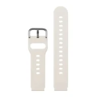 Akcesoria do zegarków - Pasek do smartwatch 20 mm beżowy nude pastelowy silikon uniwersalny S - miniaturka - grafika 1