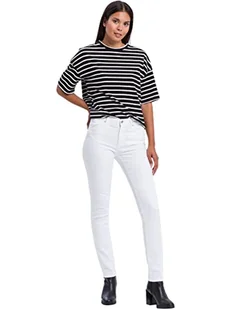 Cross jeansy damskie, biały (White 107), 27W / 34L - Spodnie damskie - miniaturka - grafika 1