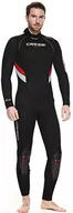 Pianki do pływania - Cressi Men's Castoro Man Monopiece Wetsuit Mokry skafander z neoprenu o grubości 5mm ,Czarny/Czerwony ,XL ,XLR106435 - miniaturka - grafika 1