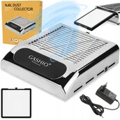 Pozostałe urządzenia kosmetyczne - Pochłaniacz Pyłu do Paznokci Manicure Bezworkowy z Filtrem HEPA 80W Srebrny - miniaturka - grafika 1