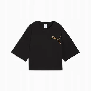 PUMA KOSZULKA LEO LUXE OVERSIZED 63233701 r XL - Koszulki i topy damskie - miniaturka - grafika 1
