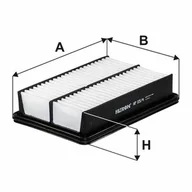 Filtry powietrza - FILTRON Filtr powietrza AP115/4 - miniaturka - grafika 1