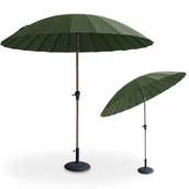 Parasole ogrodowe - Parasol do ogrodu PHUKET WOOD 2,8m Dark Green - Focus Garden - miniaturka - grafika 1
