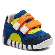 Buty dla chłopców - Sneakersy Geox B Iupidoo Boy B3555C 01454 C0685 Royal/Orange - miniaturka - grafika 1
