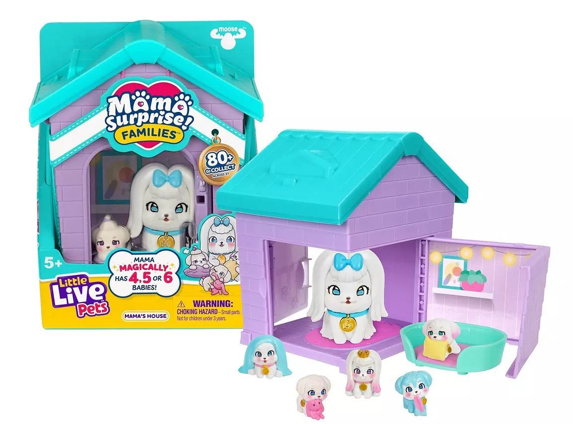 ittle Live Pets Mama Surprise Families Domek mamy Piesek Buda MALTAŃCZYK