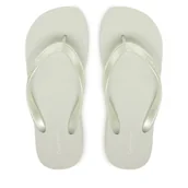 Klapki i japonki damskie - Japonki Calvin Klein Flatform Flip Flop Met Tpu HW0HW03120 Błękitny - miniaturka - grafika 1