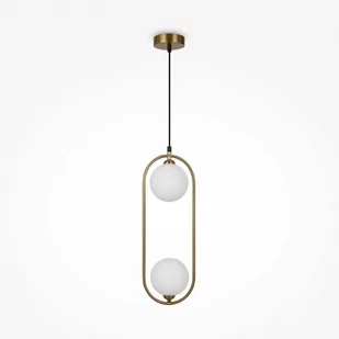 Lampa wisząca eliptyczna Ring MOD013PL-02BS1 zwis mosiądz - Lampy sufitowe - miniaturka - grafika 1