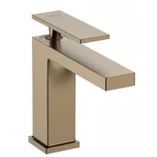 Baterie umywalkowe - HANSGROHE 73014140 Tecturis E Jednouchwytowa bateria umywalkowa 110 CoolStart z kompletem odpływowym Brąz Szczotkowany - miniaturka - grafika 1