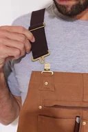 Spodnie sportowe męskie - Ogrodniczki Carhartt Bib Overall Brown - miniaturka - grafika 1