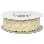 Pasmanteria - Koronka bawełniana kremowa 25mm x 4,55m - miniaturka - grafika 1