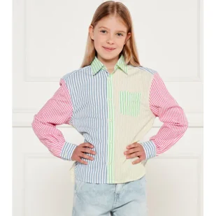 POLO RALPH LAUREN Koszula Regular Fit - Bluzki dla dziewczynek - miniaturka - grafika 1