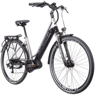 Rowery elektryczne - Rower elektryczny BOTTECCHIA Evo Lady D17 28 cali damski Czarno-szary - miniaturka - grafika 1