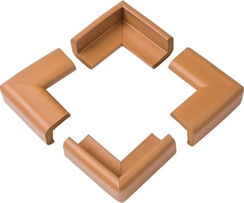BabyOno Osłony narożników z pianki 4 szt. brązowy 949 BabyOno