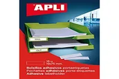 Etykiety do drukarek - APLI Kieszenie samoprzylepne na etykiety Torba na etykiety 55 x 102 mm - miniaturka - grafika 1