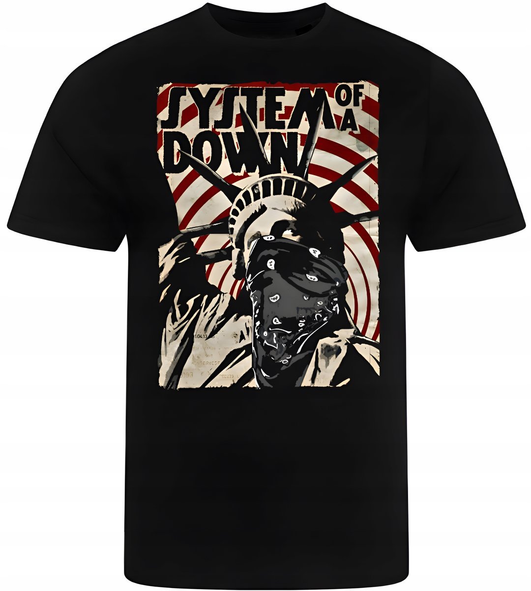KOSZULKA MĘSKA NADRUK ROCK SYSTEM OF A DOWN PREZENT PREMIUM L