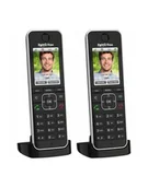 Telefony stacjonarne - AVM FRITZ!Fon C6 Bundle, handset black - miniaturka - grafika 1
