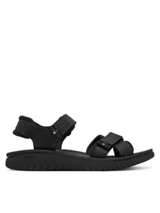 Clarks Sandały Wesley Shore 26182010 Czarny - Sandały męskie - miniaturka - grafika 1