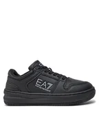 Buty dla chłopców - EA7 Emporio Armani Sneakersy 7Y000011 AF11988 MC026 Czarny - miniaturka - grafika 1