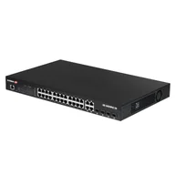 Switche - Edimax Switch Pro 24x GE GS-5424PLC V3 POE - Switch Zarządzany - miniaturka - grafika 1