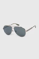Okulary przeciwsłoneczne - Gucci okulary przeciwsłoneczne męskie kolor srebrny GG1513S - miniaturka - grafika 1