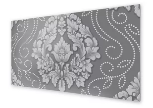Panel kuchenny HOMEPRINT Dekoracyjny szary wzór 140x70 cm - Dekoracje domu - miniaturka - grafika 1
