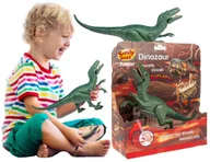 Maskotki i pluszaki - SMILY PLAY Dinozaur duży ryczy świeci velociraptor - miniaturka - grafika 1