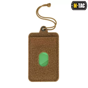 M-Tac - Panel na naszywki z kieszenią na karty ID ze smyczą - Coyote - 10118005 - Odzież taktyczna i umundurowanie - miniaturka - grafika 1