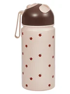 Sztućce dla dzieci - OYOY mini Bidon "Yummy" w kolorze brązowo-jasnoróżowym - 360 ml - 3+ - miniaturka - grafika 1