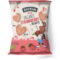 Chrupki - BIOBIM (dla dzieci) 8 mc CHRUPKI KUKURYDZIANE BANANOWO - TRUSKAWKOWE Z WITAMINĄ B1 BIO 20 g - BIOBIM - miniaturka - grafika 1