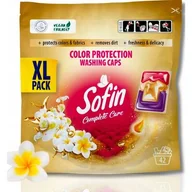 Środki do prania - Kapsułki do prania tkanin kolorowych SOFIN Complete Care Color Protection 42 sztuki - miniaturka - grafika 1
